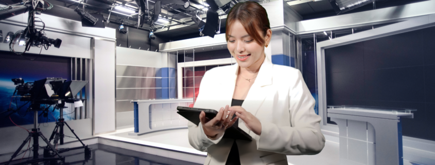 ba communication student in broadcasting station